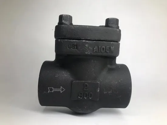 Hydraulic Stainless Forged Steel Non Return Check Valve for Water/Oil/Gas